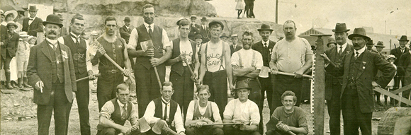 Woodchopping Competition begins