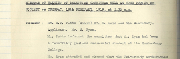 First Scholarship Awarded